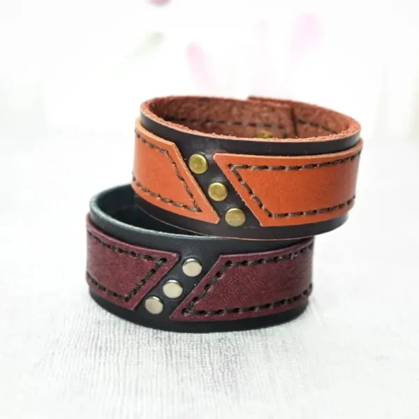 Brățară unisex din piele naturală