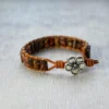 Brățară din pietre semiprețioase jasp leopard