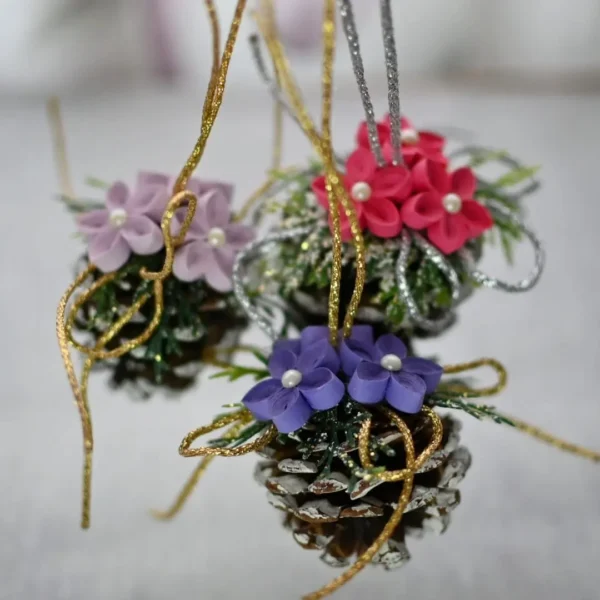 Ornamente de brad din ghindă