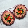 Mărțișoare panseluțe din hârtie quilling pe lemn