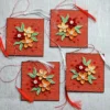 Mărțișoare din lemn și hârtie quilling